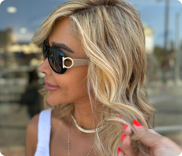 Blonde Highlight at best hair salon in Los Angeles