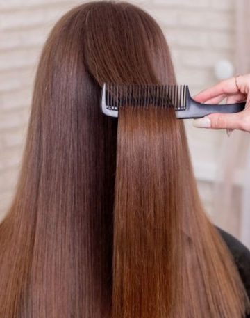 woman that got hair botox treatment in Beverly Hills